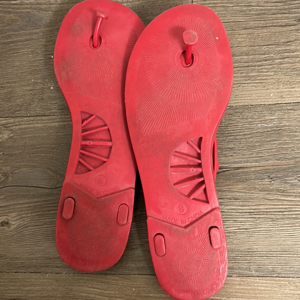 Red Sandals - Picture 3 of 3